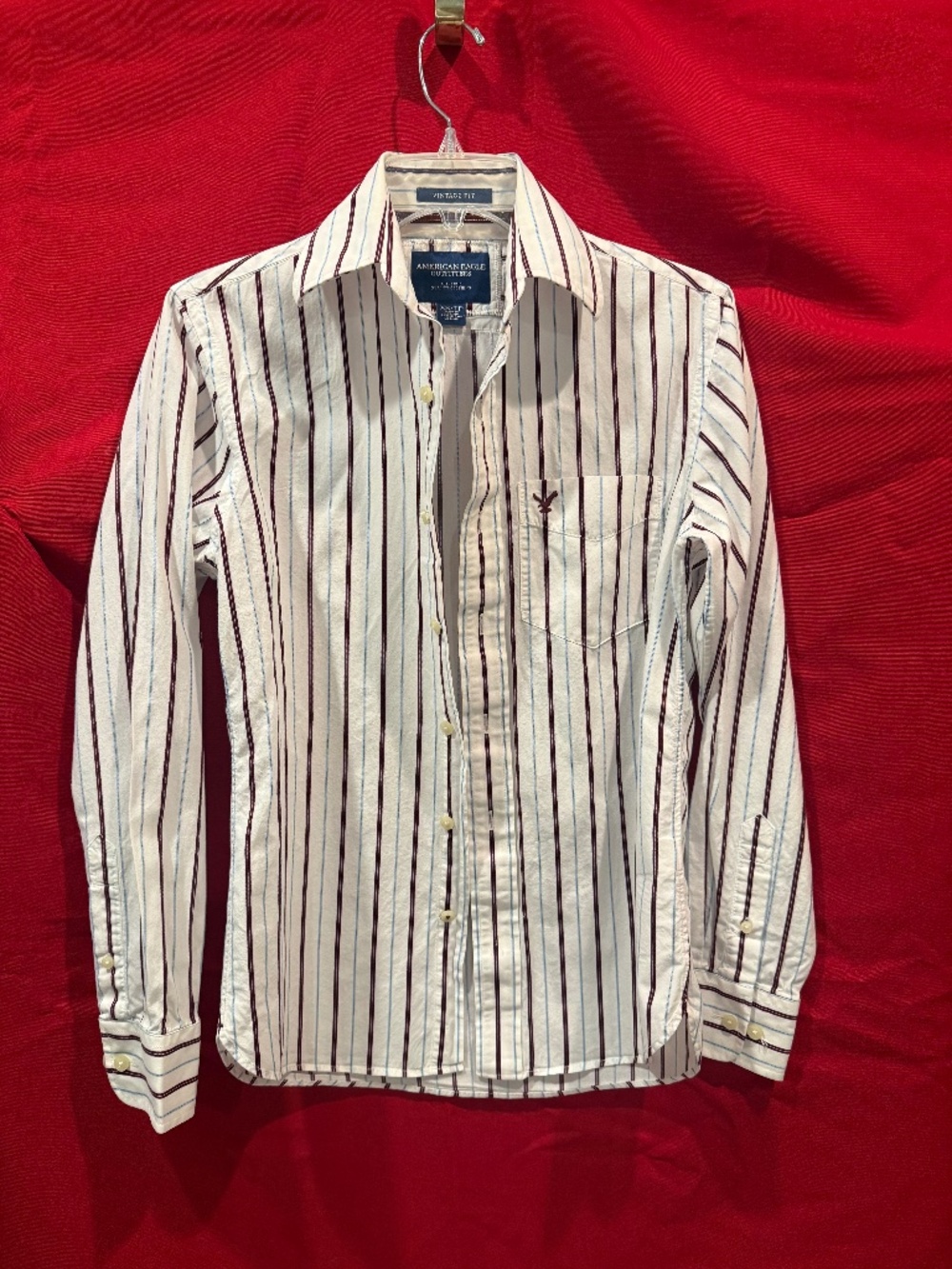 AMERICAN EAGLE VINTAGE FIT DRESS SHIRT XS